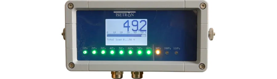 Kabinenanzeige Typ AXL-0x mit Grafikdisplay für die Bedienerposition