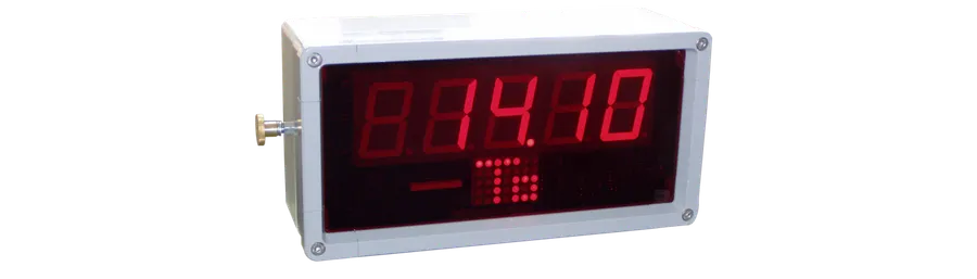 LED large-digit display LED-020x with red digits