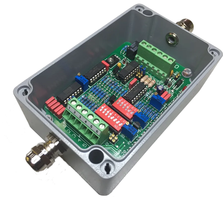 Measurement amplifier Type MV-0420b in die-cast aluminium housing