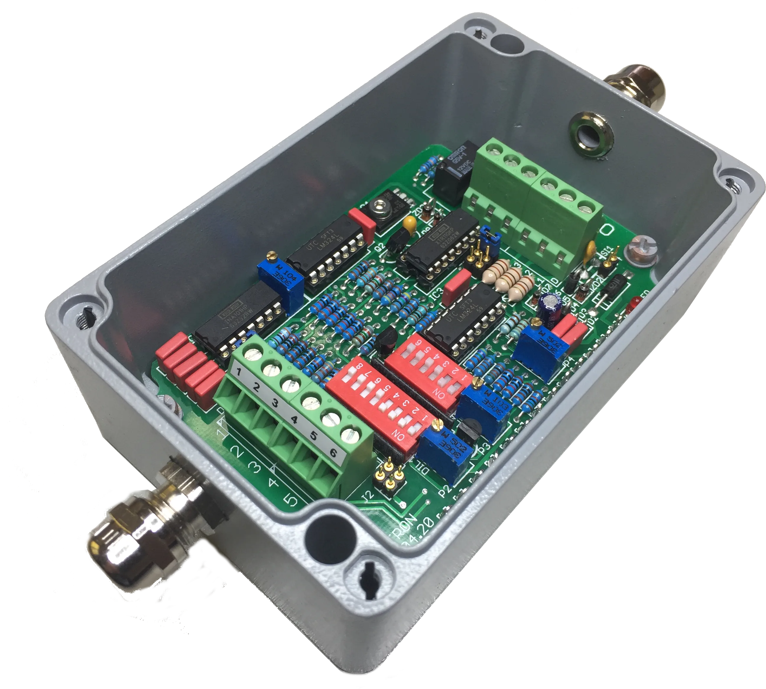 Measurement amplifier Type MV-0420b in die-cast aluminium housing