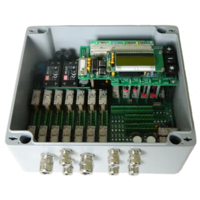Digital overload protection MVD-0485 on a DIN rail